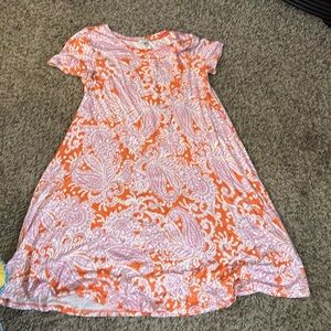 A swing bright summer dress